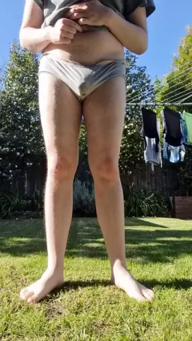Had the chance to wet myself for the first time recently. It felt amazing (she/her, trans)