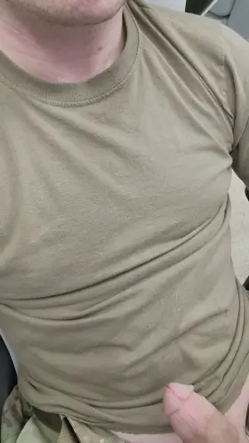 26 [M4R] Alpha Soldier stroking in uniform. Give your wife what she wants. Preview inside!