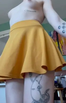 Who wants to pull my skirt up?