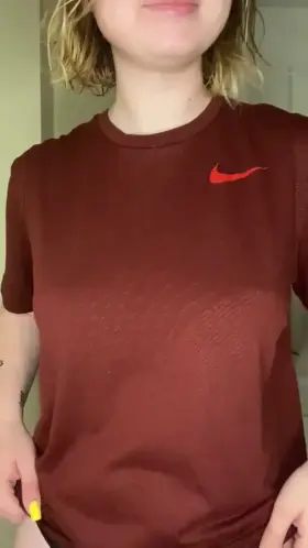 My boyfriend’s shirt hides them well