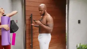 Ts Yoga Teacher Jessy Dubai Teaches Black Hunk Some Respect