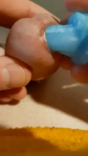 FLOOD GATES OPEN after a 3 HR plugging session. What would you do with that gaping hole afterwards?