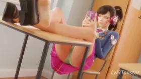 You probably saw her somewhere else before the class