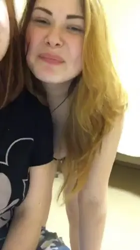 Flashing and laughing