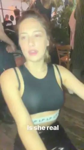 Elsie Hewitt Drunk, Pulling Out Her Titty In Public