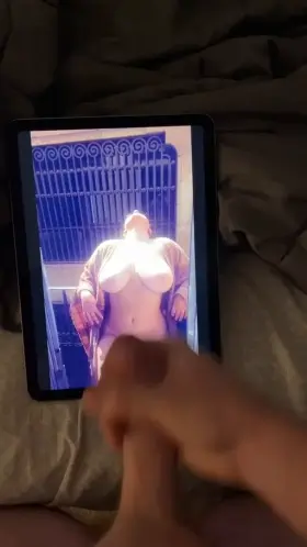 Shot my cum everywhere for this Redditors big tits wife 😍 Like and Comment if interested ⬇️