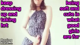 You look so cute in a dress