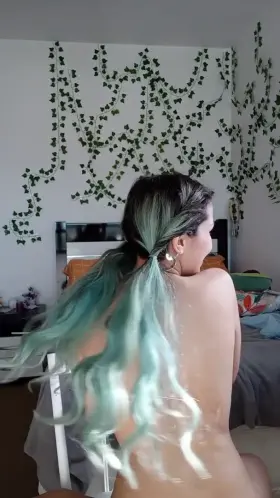 A little embarrassed of being all naked lol