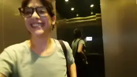 Caught Elevator Masturbating