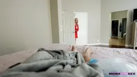 Mom Decided To Put On A Lingerie Fashion Show For Her Injured Son