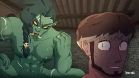 Orc Woman Riding (Derpixon)