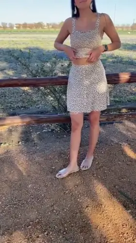 Bend me over the fence so I can smell the flowers