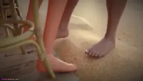 Hand job teaser of Peachy Beach part 2.