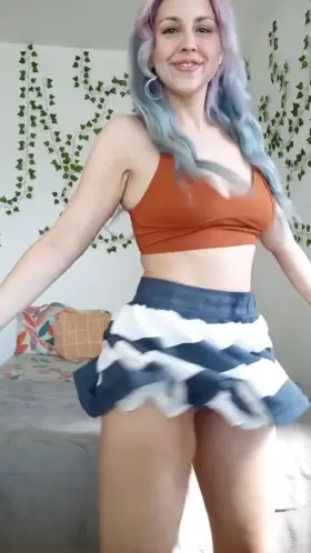 Daddy, is this skirt too short?