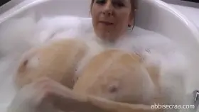 Huge Tits In The Bathtub!
