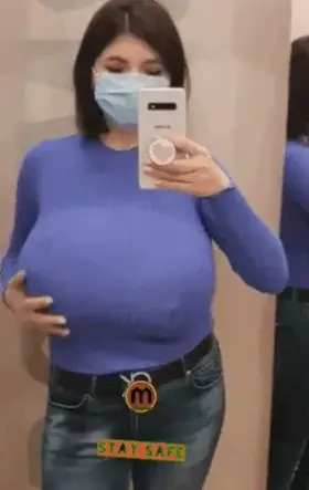 She can really fill out a sweater