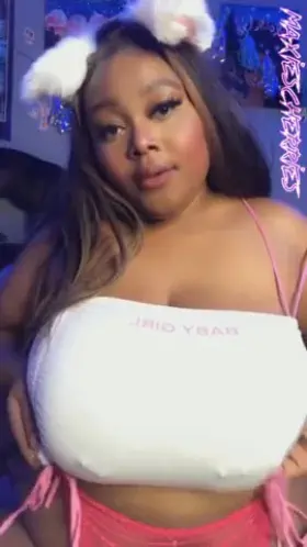 Kitty wants to drop her tits for you to enjoy!