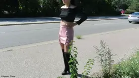 Flashing cars and getting them to honk