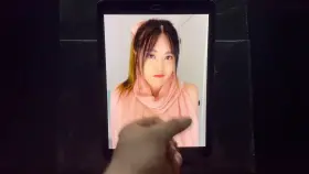 Kimi looks so innocent with my cum on her