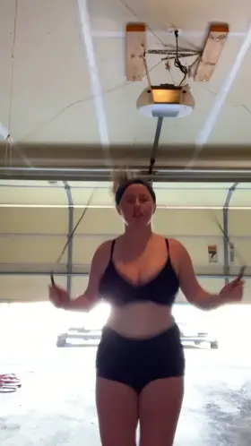 Topless jump roping💕💕 (OC)