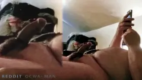 Hands-free orgasm while watching a video a special friend sent (m)e! Lots of moaning. Poor lighting. Sorry!