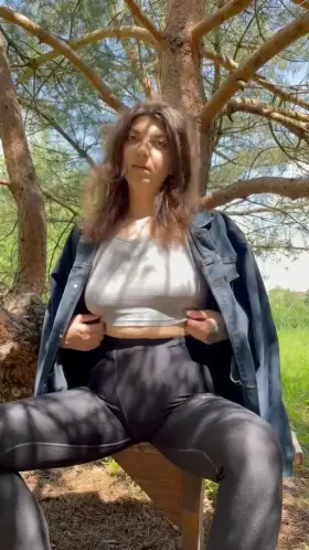 in the forest with me is not boring