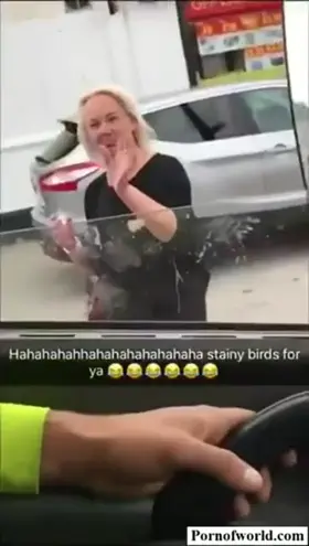 REAL mature lady sucking in public young worker who dared her (with audio)