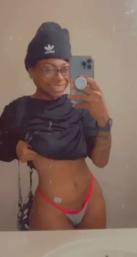 boob playing peek a boo with a fine ass titty drop :P