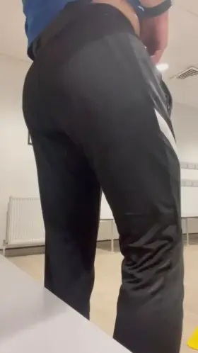 You walk in the changing room and see this , what happens next ?