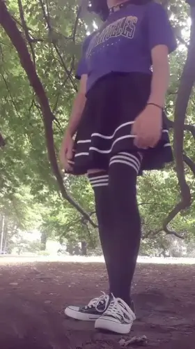 flashed my skirt in public~ you think anyone saw?