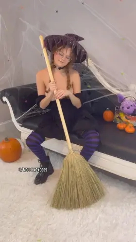 having fun with my broomstick!