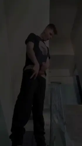 Cumming in buildings makes me so excited and horny 😏