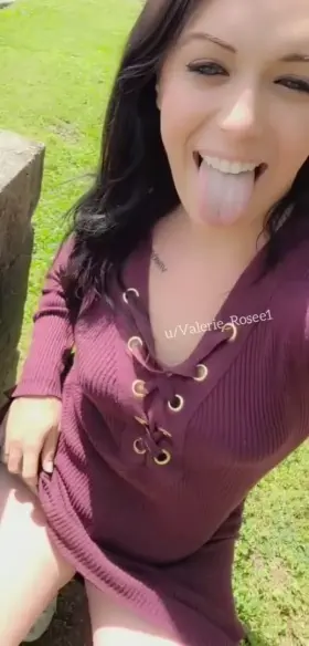 Being a tease by a busy highway 😜