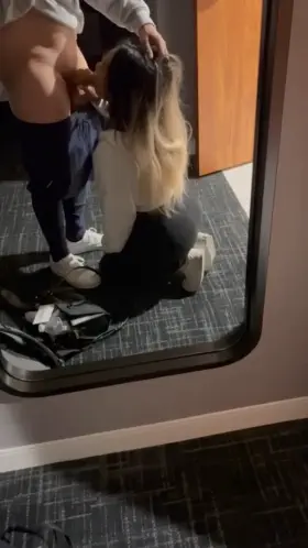 Gets on her knees when I tell her to😌