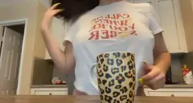 Would you rather have coffee in the morning or my titties dropping to wake you up.