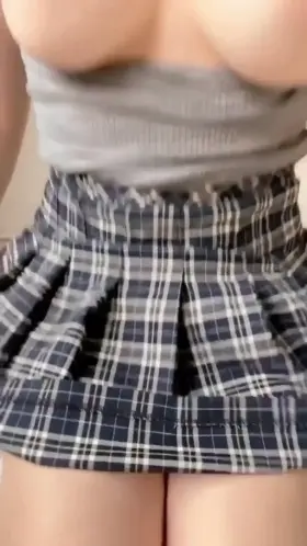 Natural tits and a puffy pussy