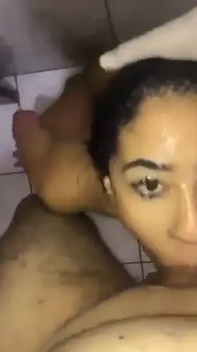 Brazilian whore rough facefuck