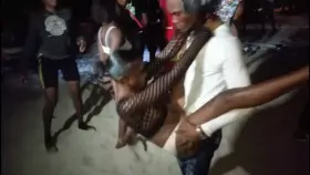 Looks like a fun beach party