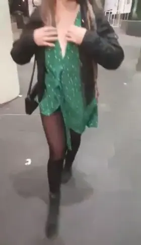 Flash when strutting down the street [Gif]