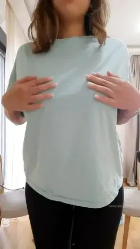 Just my boobies dropping by to say hello 👋 [OC]