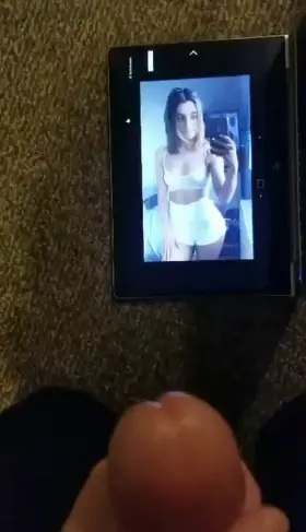 Gorgeous teen gets drenched in ropes of spunk