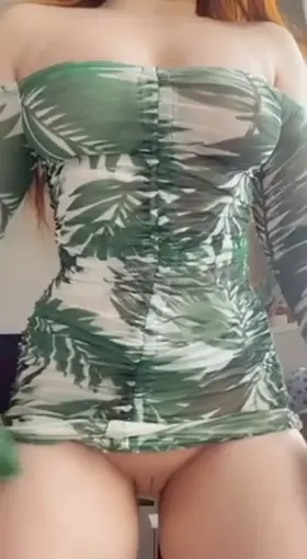 Wearing a dress you can see through is how I let everyone know I’m an available fuckdoll