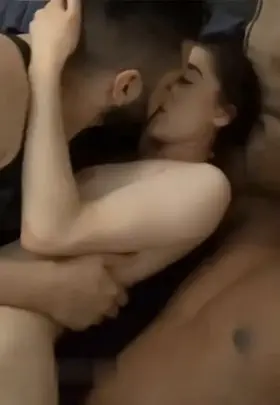 Sensual & intimate moment between cucky, wife & the bull