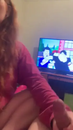 I just wanted to play on my phone but someone had to get hard and make me jerk his cock off 🙄🙄🙄🙄