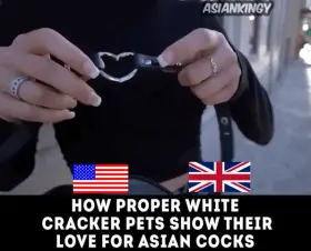 White girls make good pets/servants, but they’re still not as attractive as other races