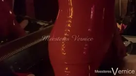 I smother your face with My ass, covered in latex. I decide when you can take a breath! [F]