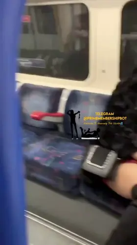 At Metro, a Guy Play With this beautiful Trans Girls c0ck in train.... Join for more link in Com.ment