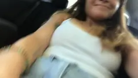 Got bored waiting for my friend in the car 🙈