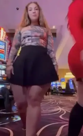 Showing off my fat ass for all to see! F20 I’m the blonde btw