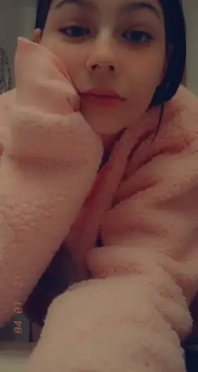 Pink fluffy PJs hides the perfect body